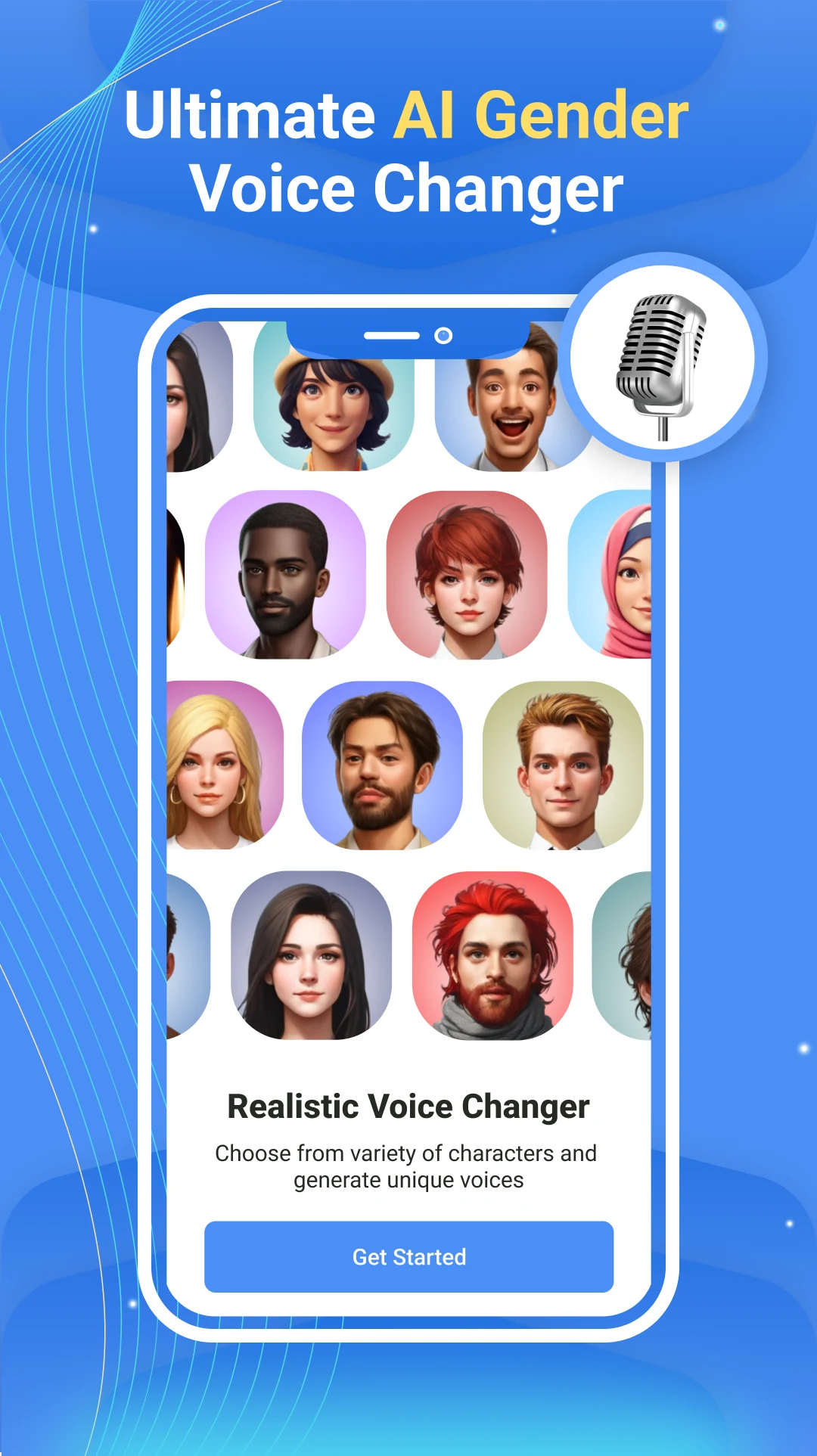 Voice changer gender: Vocalabs screenshot